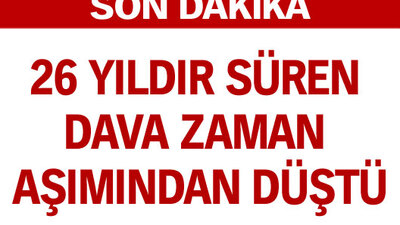 Kemal Türkler davası düştü