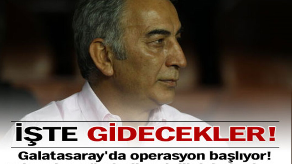 İşte gidecekler!