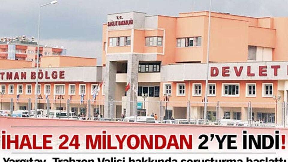 İhale 24 milyondan 2'ye indi!