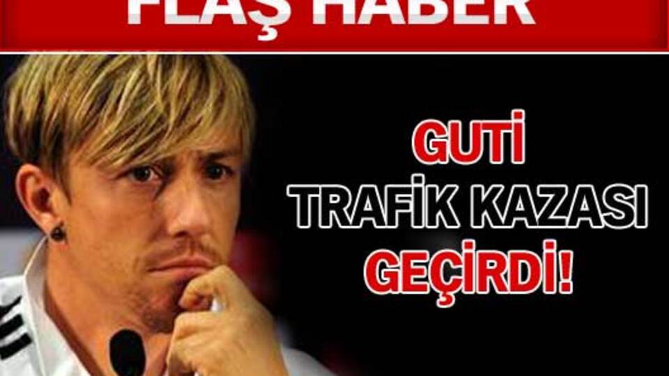 Guti kaza yaptı!