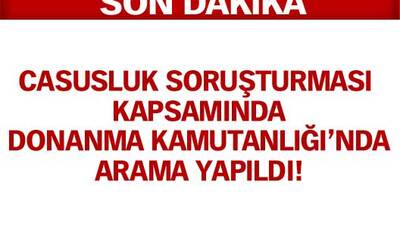 Gölcük Donanma Komutanlığı'na polis baskını