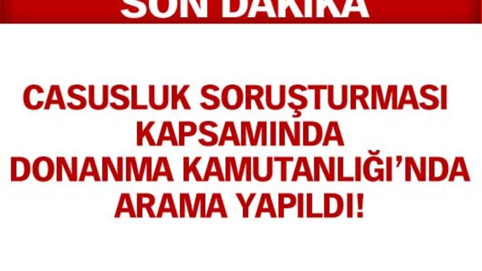 Gölcük Donanma Komutanlığı'na polis baskını