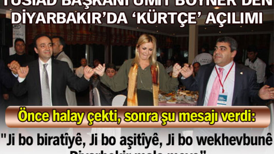 TÜSİAD Başkanı Boyner'den 'Kürtçe' açılımı