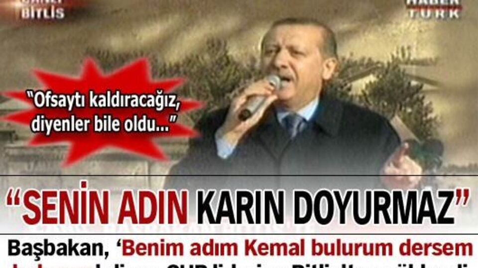 Başbakan Bitlis'te konuştu
