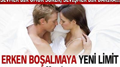 Erken boşalmaya yeni limit