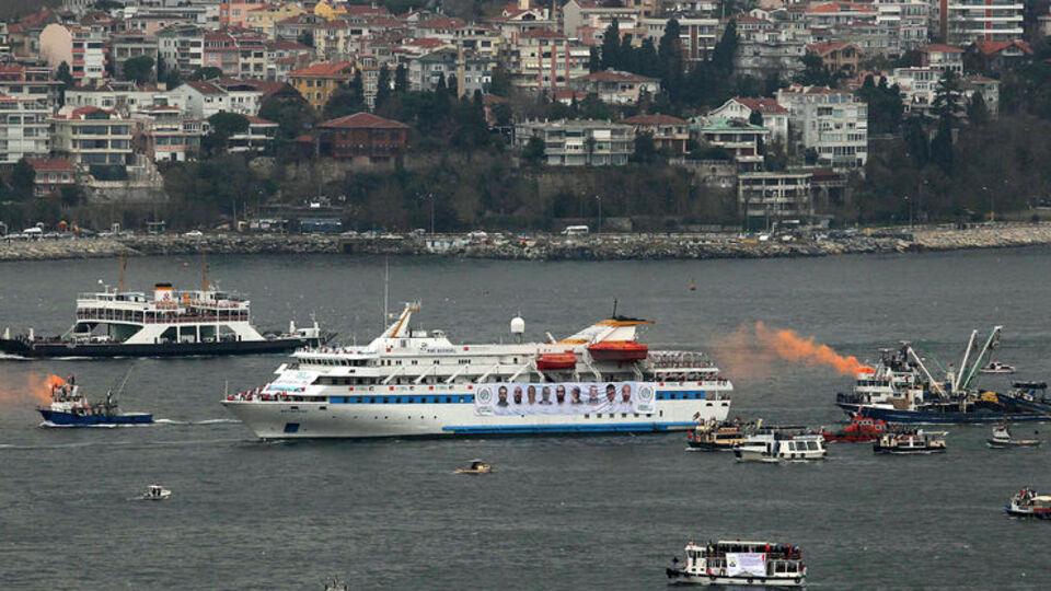 Mavi Marmara İstanbul'da