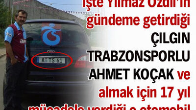 İşte o çılgın Trabzonsporlu!