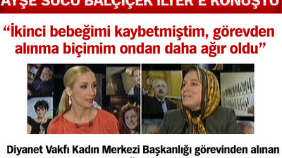 Ayşe Sucu Balçiçek İlter'e konuştu