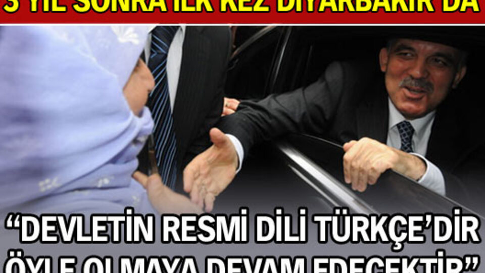 "Devletin resmi dili Türkçe'dir"