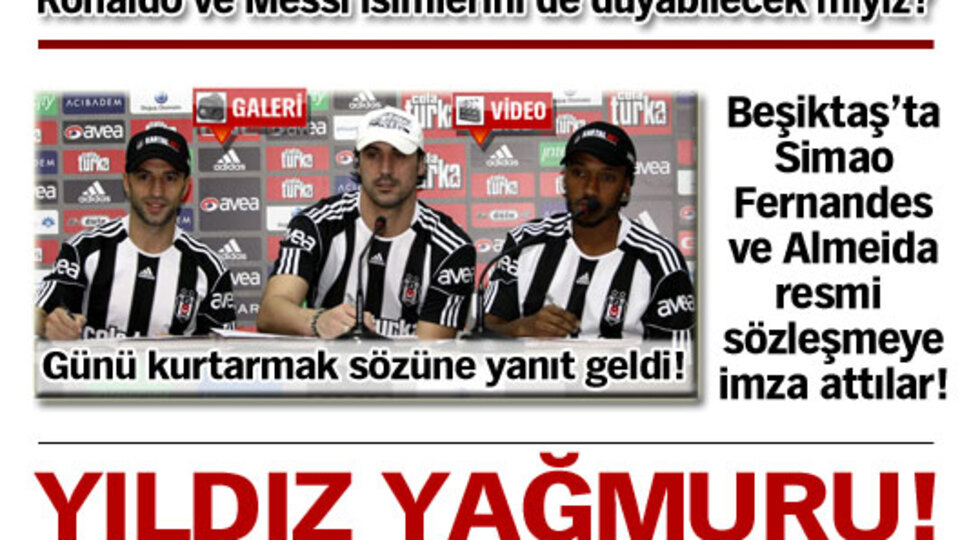 Yıldızlar imzayı attı!