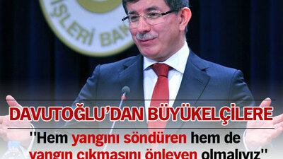 Davutoğlu'dan büyükelçilere