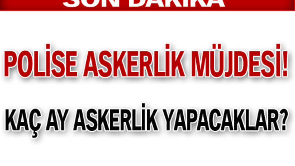 Kısa dönem askerlik müjdesi!