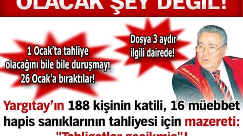 Dosya üç aydır ilgili dairede!