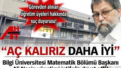 'Asıl Bilgi yönetimi gitsin'