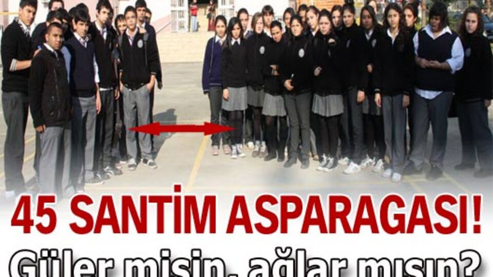 45 santim asparagası!