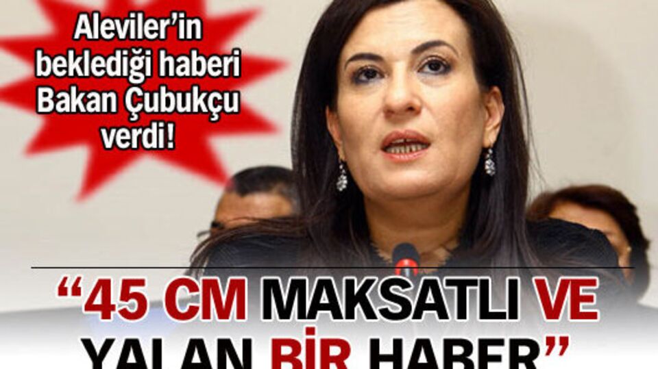 "45 cm maksatlı ve yalan bir haber!"