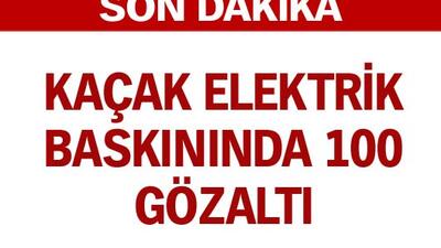 Kaçak elektrik baskını
