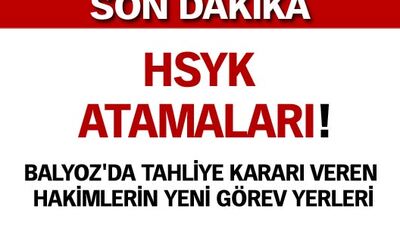 HSYK atamaları!