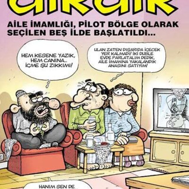 Aile imamlığı Gırgır'ın kapağında