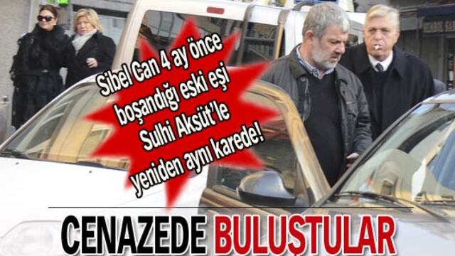 Cenazede buluştular