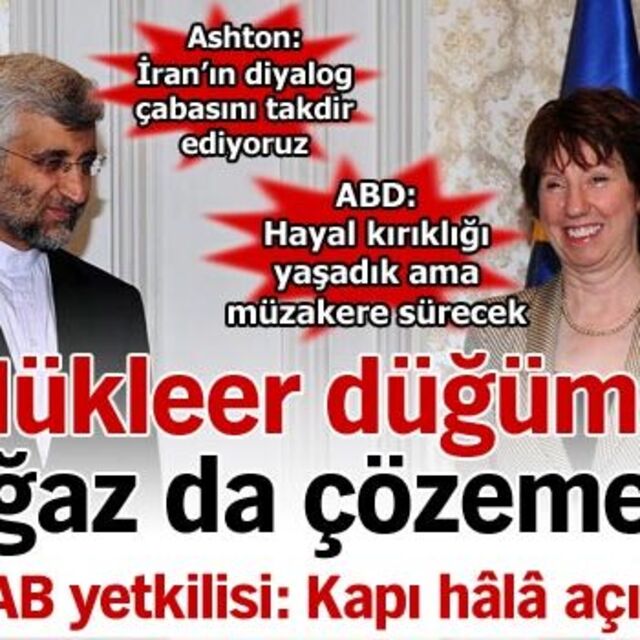 Nükleer düğümü İstanbul da çözemedi!
