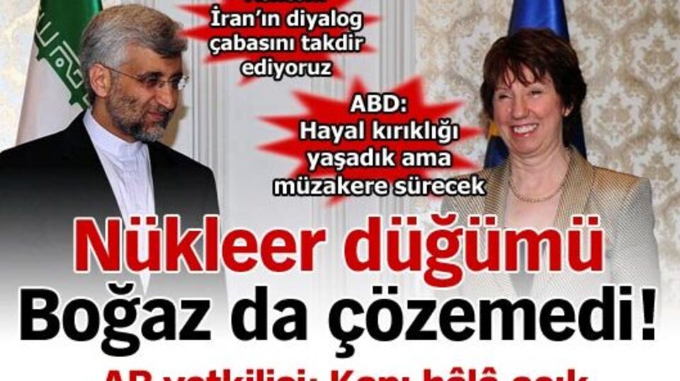 Nükleer düğümü İstanbul da çözemedi!