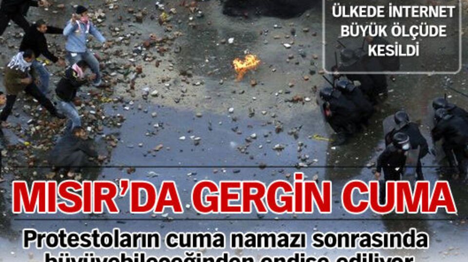 Mısır'da gergin cuma