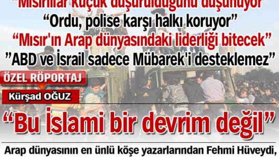 "Bu İslami bir devrim değil"