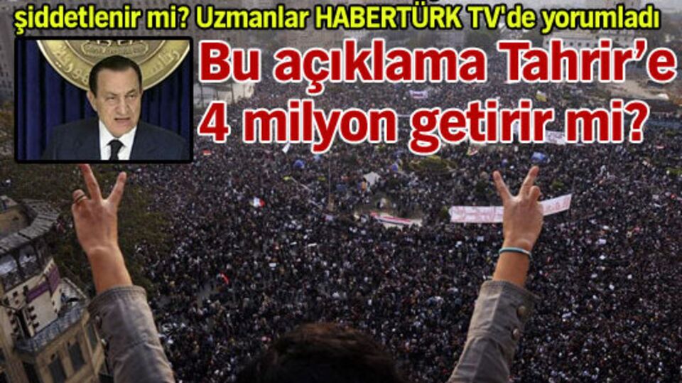 Bu açıklama Tahrir'e 4 milyon getirir mi?