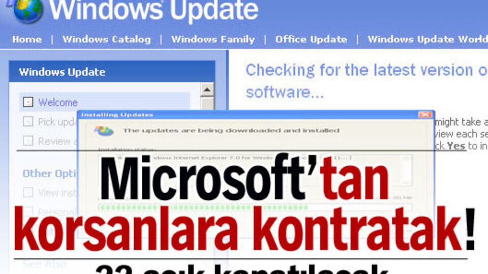 Microsoft'tan korsanlara kontratak!