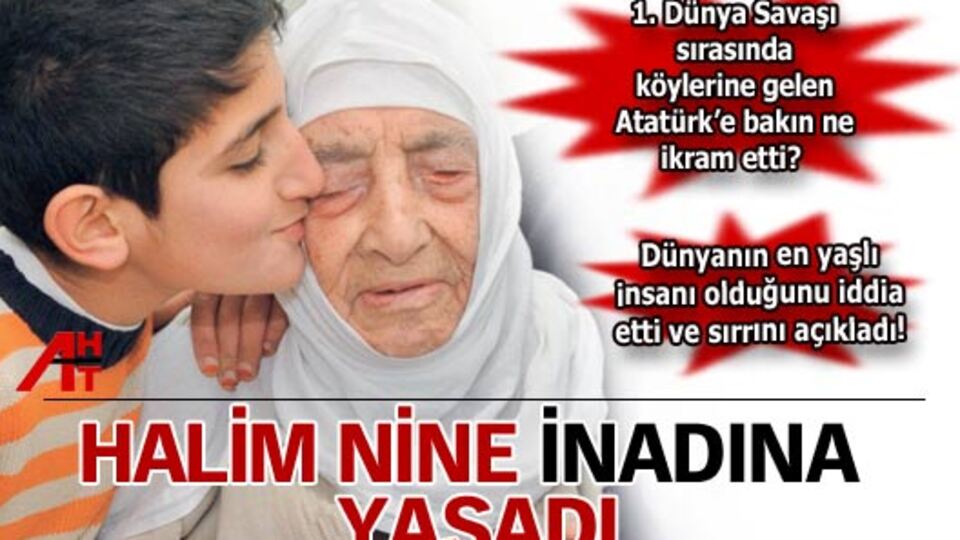 Halim Nine inadına yaşadı!
