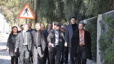 KKTC'de Türkiye Büyükelçiliği önünde protesto!