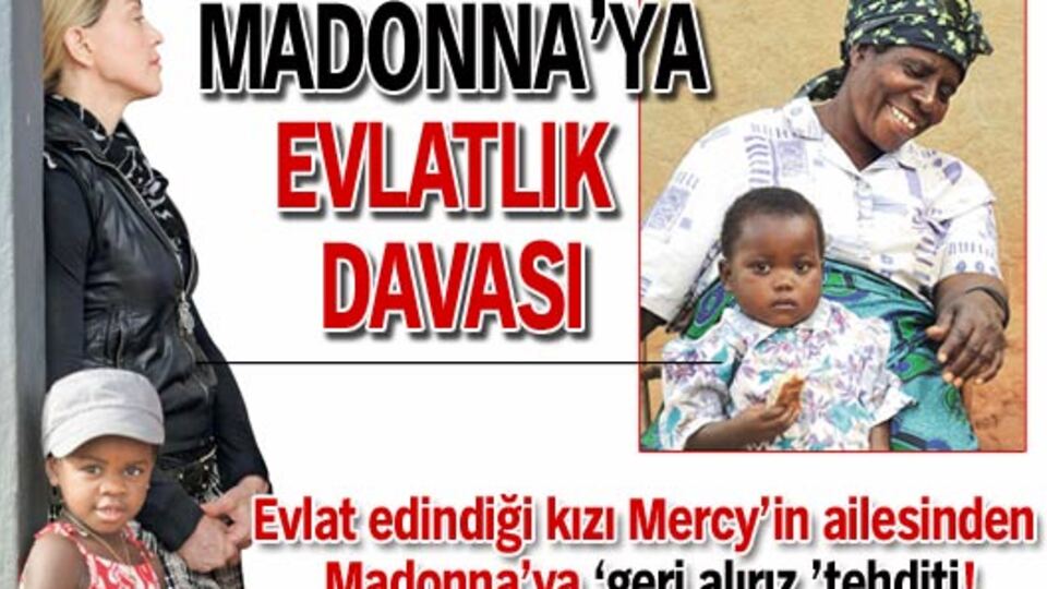 Madonna'ya evlatlık davası