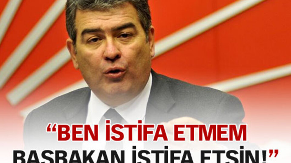 "İstifayı düşünmedim"