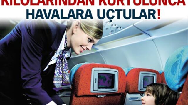 Kilolarından kurtulunca havalara uçtular!