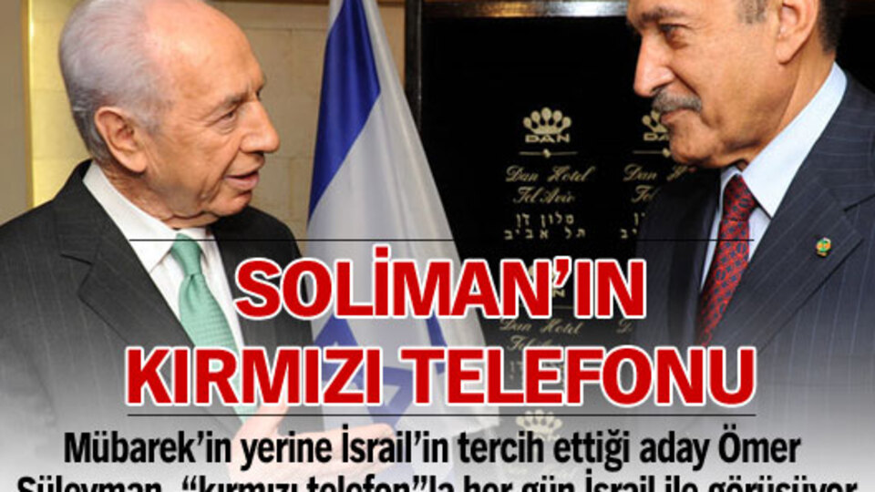 Soliman'ın kırmızı telefonu