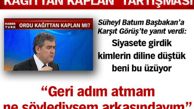 "Keşke o sözleri kullanmasaydım"