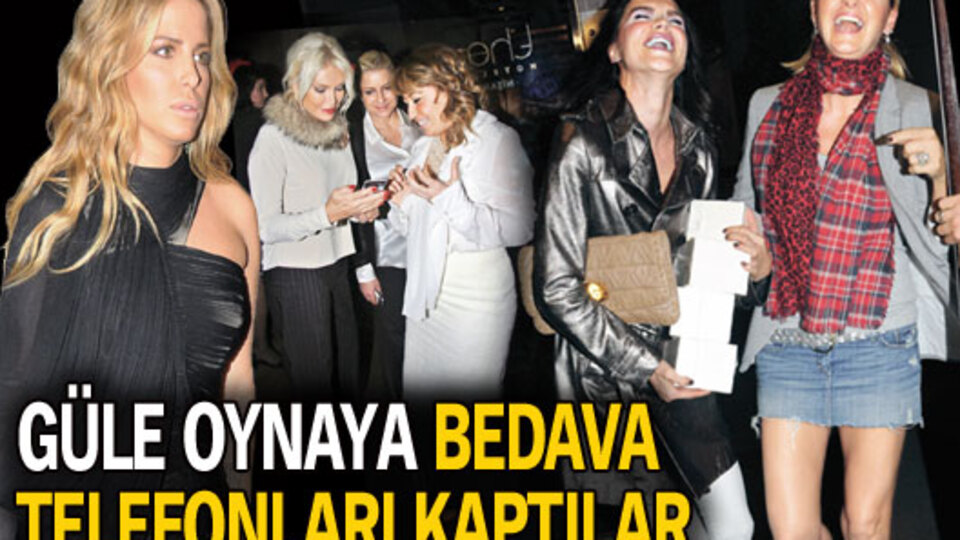 Davete gelen telefonu kaptı