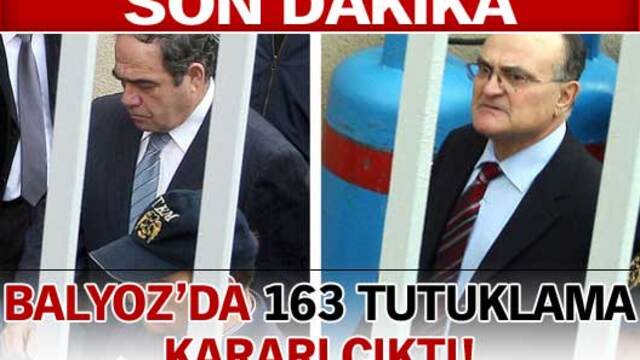 Balyoz'da 163 tutuklama!