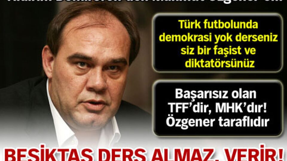 Beşiktaş ders almaz, verir!
