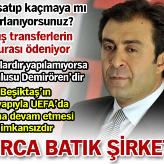 "Borca batık şirket..."