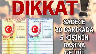 Dikkat, 20 dakikada 5 kişinin başına geldi!