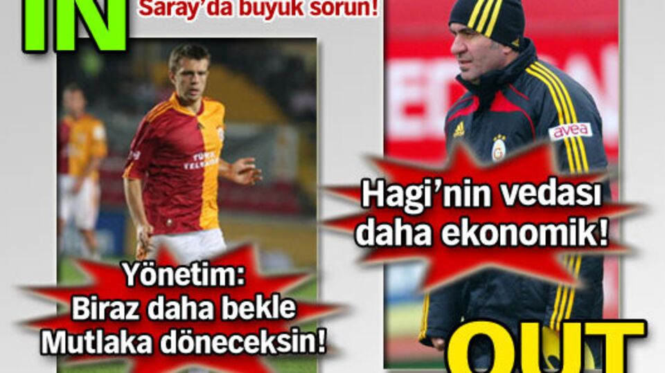 Misi in, Hagi out!
