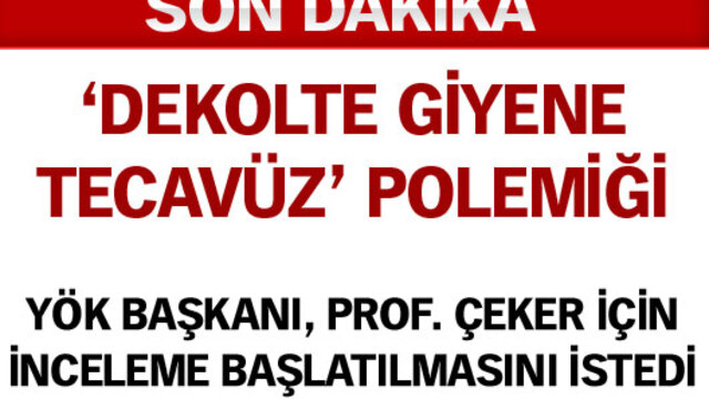 "Dekolte giyene tecavüz' polemiği