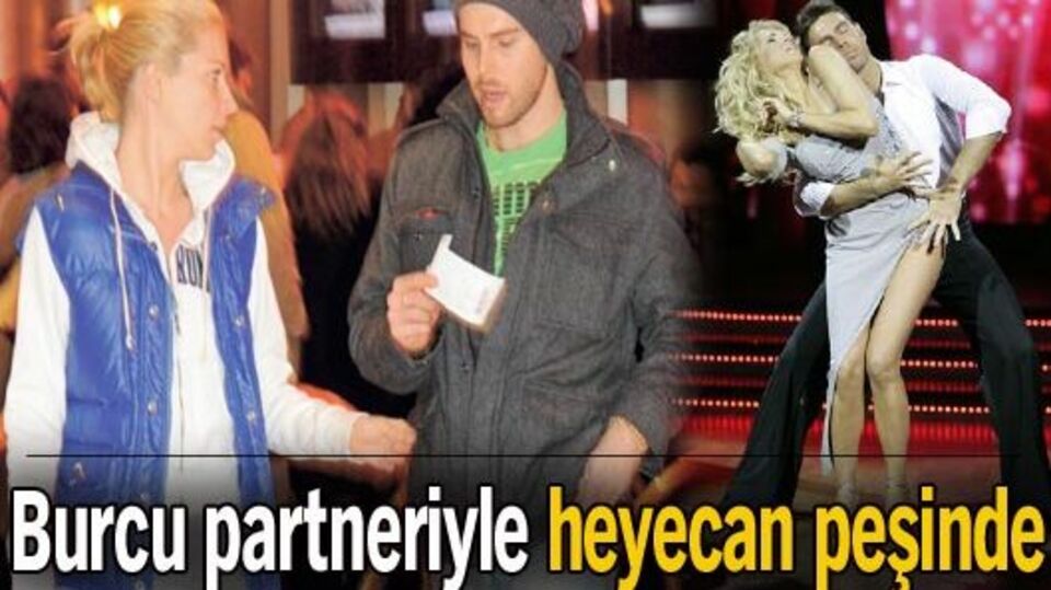 Burcu partneriyle heyecan peşinde