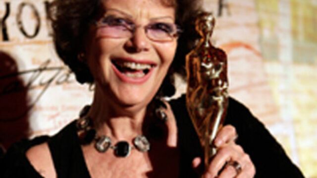 Claudia Cardinale ödülüne kavuştu