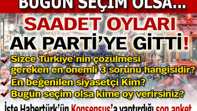 Bugün seçim olsa...