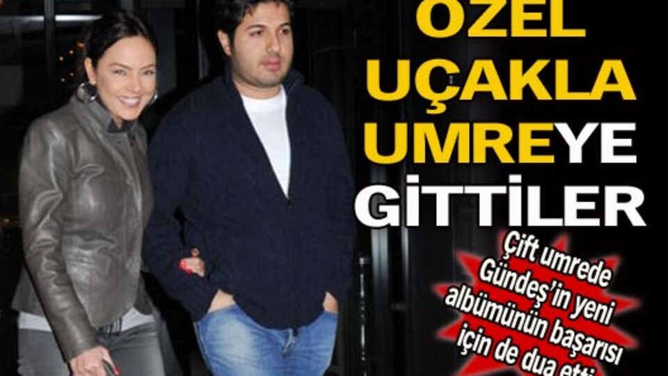 Özel uçakla umreye gittiler