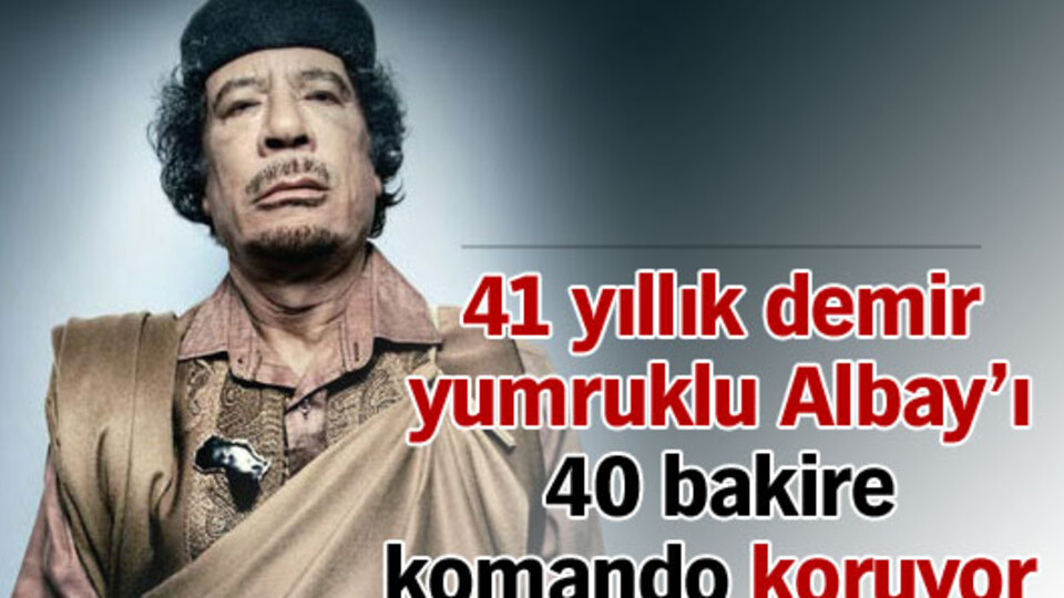 40 bakire komando koruyor
