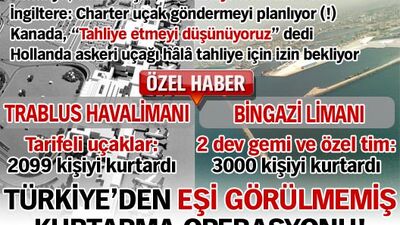 Türkiye tarihinin en büyük kurtarma operasyonu